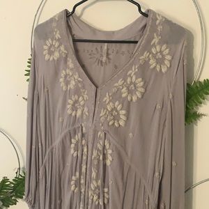 Free People Embroidered Fable Dress